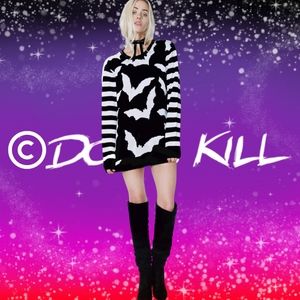 Current Mood Bats n Stripes Sweater